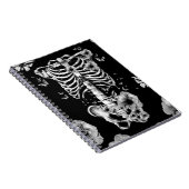 Carnet Paix intérieure, cage thoracique avec des pavots (Côté Droit)