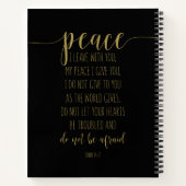 Carnet Paix Je Pars Avec Toi, Jean 14:27 (Dos)