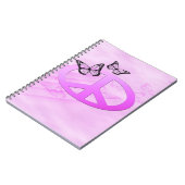 Carnet Paix rose (Côté gauche)