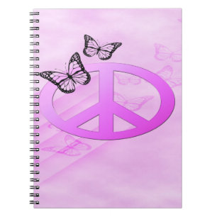 Carnet Paix rose