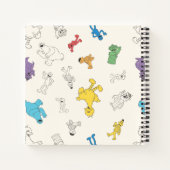 Carnet Pal de rue Sésame | Blocs de couleurs (Dos)