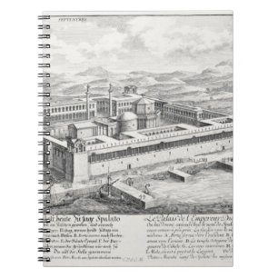 Carnet Palais de Diocletian (245-313), fente,
