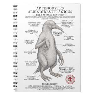 Carnet Pale Abyssal Penguin (Miskatonic Antarctic Survey)