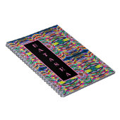 Carnet Palette d'artiste colorée (Côté Droit)