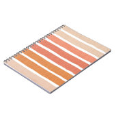Carnet Palette de traits de brosse chaude (Côté gauche)