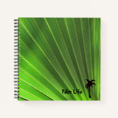 Carnet Palm Life Palm Green France Palm Tree (Devant)