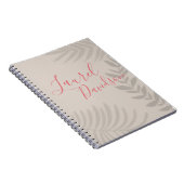 Carnet Palm ombragé Tan (Côté Droit)