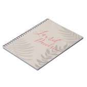 Carnet Palm ombragé Tan (Côté gauche)