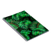 Carnet Palm vert feuille motif (Côté Droit)