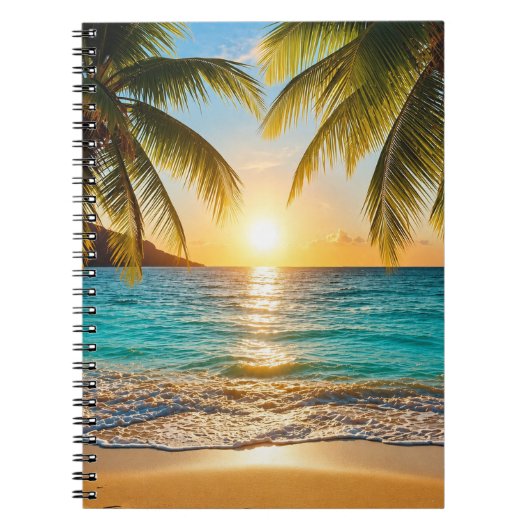 Carnet Palmeraie de l'heure dorée Palm Beach (Devant)