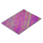 Carnet Palmes de néon violet (Côté gauche)