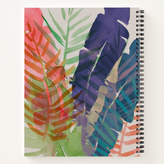 Carnet Palmes électriques (Dos)