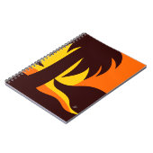 Carnet Palmier Abstrait Au Coucher Du Soleil Par Eau (Côté gauche)