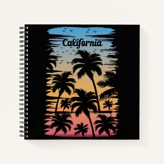 Carnet Palmier de Californie (Devant)