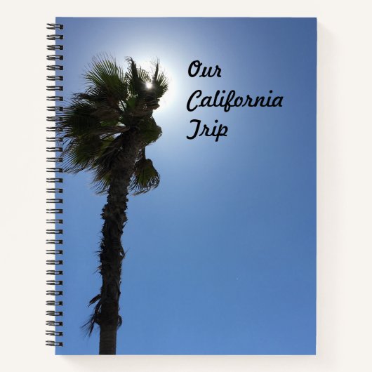 Carnet Palmier de Californie (Devant)