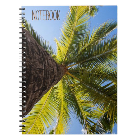 Carnet Palmier Exotique Vibrant (Devant)