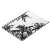 Carnet Palmier Feuille Noir Blanc (Côté gauche)