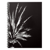 Carnet Palmier noir et blanc (Devant)