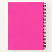 Carnet Palmier rose Preppy (Dos)