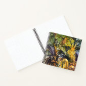 Carnet Palmier tropical Coloré Tableau original (Intérieur)