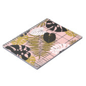 Carnet Palmier tropical feuille motif (Côté gauche)