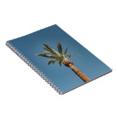 Carnet Palmier vert sous ciel bleu le matin (Côté Droit)