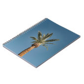 Carnet Palmier vert sous ciel bleu le matin (Côté gauche)