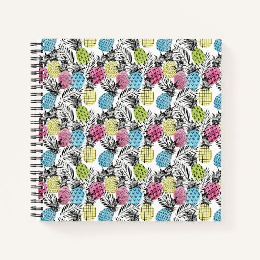 Carnet Palmiers à grains d'ananas (Devant)