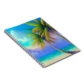 Carnet Palmiers à la tombée de nuit Tropical (Côté Droit)