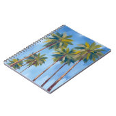 Carnet Palmiers Aquarelle Tropicale Peints (Côté gauche)