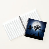 Carnet Palmiers au clair de lune (Intérieur)