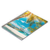 Carnet Palmiers au coucher du soleil (Côté gauche)