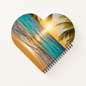 Carnet Palmiers de l'heure dorée de Palm Beach (Dos)