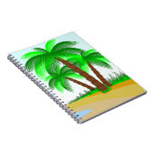 Carnet Palmiers et plage (Côté Droit)
