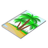 Carnet Palmiers et plage (Côté gauche)