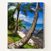 Carnet Palmiers le long de la plage de Hideaways (Dos)