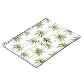 Carnet Palmiers tropicaux (Côté gauche)