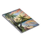 CARNET PALMIERS TROPICAUX AVEUGLES DE PLAGE (Côté Droit)