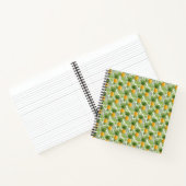 Carnet Palmiers tropicaux Feuilles et ananas (Intérieur)