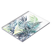 Carnet Palmiers Twilight - Feuilles tropicaux (Côté gauche)