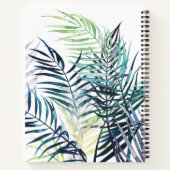 Carnet Palmiers Twilight - Feuilles tropicaux (Dos)