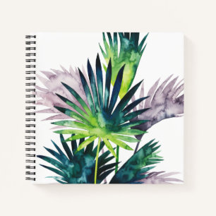 Carnet Palmiers Twilight - Franges de palmiers