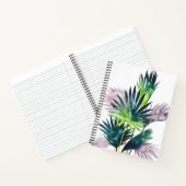 Carnet Palmiers Twilight - Franges de palmiers (Intérieur)