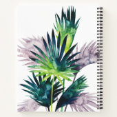 Carnet Palmiers Twilight - Franges de palmiers (Dos)