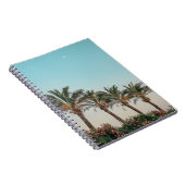 CARNET PALMIERS VERTS SOUS LE CIEL BLEU (Côté Droit)