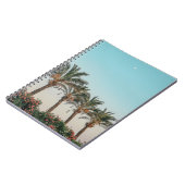 CARNET PALMIERS VERTS SOUS LE CIEL BLEU (Côté gauche)