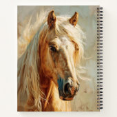 Carnet Palomino Horse Portrait Spiral (Dos)