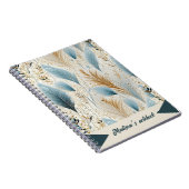 Carnet Pampas Grass adorable (Côté Droit)