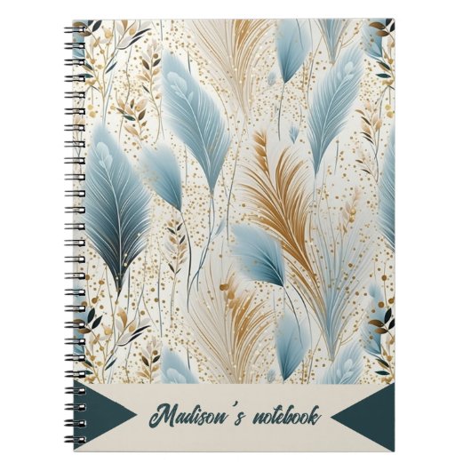 Carnet Pampas Grass adorable (Devant)