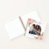 Carnet Pampas herbe blush rose floral photo Boho (Intérieur)
